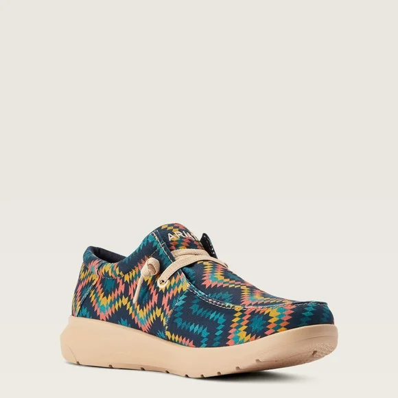 HILO Ariat Mens 10- EE Wide BLUE Aztec NWT
